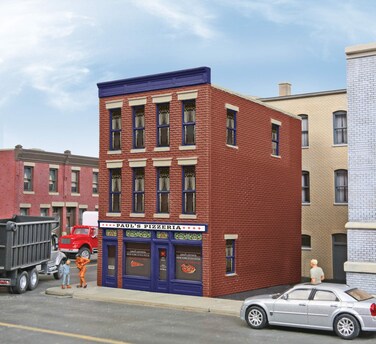 Walthers Trainline HO Scale Model Pauls Pizzeria