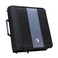 CaseIt The Classic Zipper Binder  2 Inch ORings  Multiple Pockets  350 Sheet Capacity  Comes with Shoulder Strap  Black D251