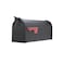 Architectural Mailboxes Admiral Aluminum Post Mount Mailbox Compatibility Code A ADM11BAM Textured Black Medium Capacity
