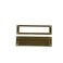 Architectural Mailboxes Steel Mail Slot Accessory Brass MS00BRAM Brass Finish