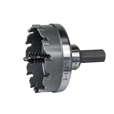Klein Tools 31870 Heavy Duty Hole Cutter 212Inch Carbide Hole Cutter Cuts Stainless Steel Mild Steel Iron and Copper
