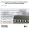 DLink PoE Switch 8 Port Ethernet Gigabit Unmanaged Desktop Switch with 4 PoE Ports 68W Budget DGS1008PBlack