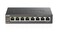 DLink PoE Switch 8 Port Ethernet Gigabit Unmanaged Desktop Switch with 4 PoE Ports 68W Budget DGS1008PBlack