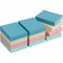 Business Source 16500 Adhesive NotesPlain112x2100 ShPD 12PK AST Pastel