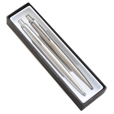 Parker JOTTER Stainless Steel set Ballpoint pen and Mechanical Pencil 1741243