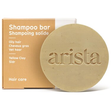 Arista Shampoo Bar with Yellow Clay Sidr Fruit Powder  Jojoba  For Oily Hair  SulfateFree Vegan  ParabenFree Travel Shampoo