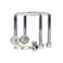 Tie Down Engineering 86830 UBolt Square Pair Zinc Plated 3816 X 318 X 4 X 134