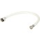 Eastman 12 Inch Flexible Toilet Connector 78 Inch Ballcock Nuts 12 Inch Flare Inlet Connection PVC Braided Hose 48973