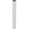 EZFLO 112 Inch x 12 Inch HeavyDuty Threaded Tube 17 Gauge Chrome 35113