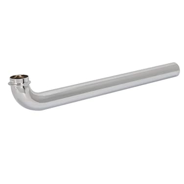 Eastman 114 x 15 Inch 17Gauge Steel Wall Bend Tube Brass Plumbing Fitting Chrome Finish 35098