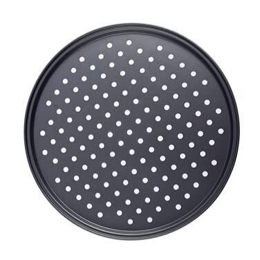 ONEWANGDAFA Baking Steel Pizza Pan with Holes Round Pizza Pans Set Nonstick Pizza Oven Tray For Home Restaurant Kitchen Baking for Oven