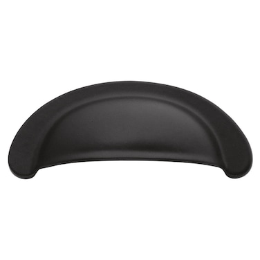 Hickory Hardware 1 Pack Solid Core Kitchen Cabinet Pulls Luxury Cabinet Handles Hardware for Doors  Dresser Drawers 234 Inch Hole Center Matte Black Modus Collection