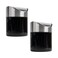 Mind Reader Mini Countertop Trash Can Set of 2 15L040 gal Waste Paper Basket Office L x 475 W x 625 H Black