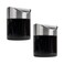Mind Reader Mini Countertop Trash Can Set of 2 15L040 gal Waste Paper Basket Office L x 475 W x 625 H Black