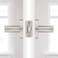 Kwikset Tripoli Lever Interior Passage Door Handle Lever For Closet and Hallway Doors Reversible NonLocking Handle Lever Satin Nickel with Microban Protection