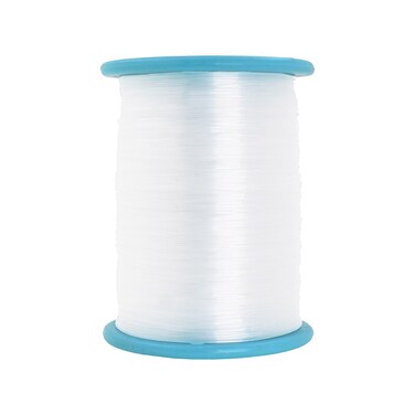 Mandala Crafts Nylon Seed Bead String  05mm 711 Yds Thin Nylon String Monofilament Beading Thread for Seed Beads  NonStretch Invisible Clear Wire for Hanging