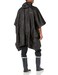 RPS Outdoors 51114 Adult Rain Poncho Black EVA Waterproof Reusable 50 inch x 80 inch