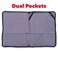 Case It Tablet Binder Accessory Padded Tablet with 3 Steel Grommets Fits Any Standard 3 Ring Letter Size Binder Mesh Pocket on Front Zipper Closure TBT100 Black