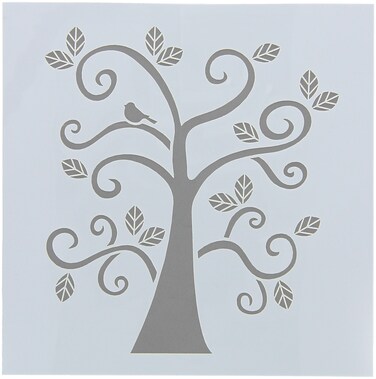 FolkArt Curly Tree Painting Stencil 30610