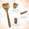 Wooden Heart Spoons  Heart Shaped Wooden Spoon Kitchenware for Cooking with Love Unique Mothers Day Gifts for Cooks Hostesses Mom Grandma Wife Weddings House Warming Kitchen Accessories 1 PC