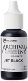 Ranger Archival Pad Reinker 5oz Jet Black