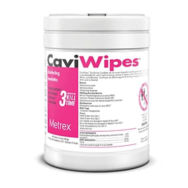 CaviWipes  Disposable Germicidal Cleaner  Healthcare Disinfecting Wipes 160 Count