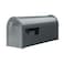 Architectural Mailboxes Edson Galvanized Steel Post Mount Mailbox Compatibility Code A EM110GMAM Grey Medium Capacity