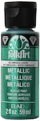 FolkArt Metallic Acrylic Paint in Assorted Colors 2 Ounce 653 Emerald Green