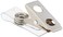 BAUMGARTENS ID Strap Clip Adapter Vinyl 25 per Pack Clear BAU68010