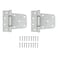 National Hardware N238212 V287 Extra Heavy Gate Hinges in Galvanized 2 pack