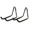 Crawford CMDH26 MultiTool Hanger Utility Hook Black 2Pack Large