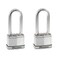 Master Lock M5XTLJ Magnum Heavy Duty Outdoor Padlock with Key 2 Pack KeyedAlikeSilver