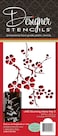 Designer Stencils Blooming Cherry Tree Tier 2 Cake Stencil Beigesemitransparent