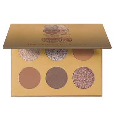 Juvias Place Palette The Taupes  Nude Shades with Deep Browns Shades of 6 Professional Eye Makeup Pigmented Palette Makeup Palette for Eye Color  Shine