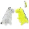 Soft Landing  Backflips  RhinoDino  21 Reversible Character Plush Multi One Size