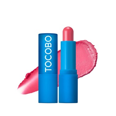 TOCOBO Powder Cream Lip Balm 032 Rose Petal 067 oz  19g  Soft Matte Velvet Type Vegan Lip Balm  Creamy Powder Texture without Exfoliation mothers day