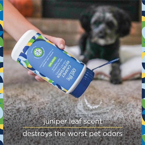 Pet Life Unlimited Carpet Refresher Powder Carpet Deodorizer Powder Pet Safe  Carpet Powder Pet Odor Eliminator for Carpet with PlantBased Juniper Leaf Scent  Made in the USA  16oz Pack of 1