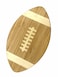 Creative Gifts International Sports  Hobby Themed Cutting Boards Football Light