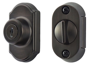 Ideal Security Deadbolt for Storm and Screen Doors Oil Rubbed Bronze