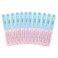 Iridesi 4 Way Finger Nail File and Buffer Emery Boards for Natural Nails 4 Fingernail Files in 1 Professional Filer Board and Shiners 7 Inches Long Salon Supplies Buffers Shine Kit 12 Pack