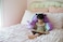 Animal Adventure  Soft Landing  Nesting Nooks  Plush Unicorn Backrest PurpleBlue 14 x 26 x 16