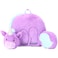 Animal Adventure  Soft Landing  Nesting Nooks  Plush Unicorn Backrest PurpleBlue 14 x 26 x 16