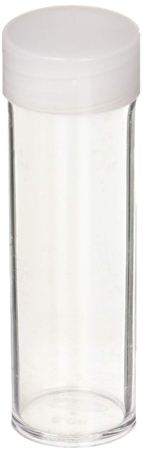 BCW Coin Tubes for US Nickels  10ct  Durable Plastic Tube Coin Holders  Coin Collecting Supplies  Nickel Coin Tubes  Coin Storage Tubes with Airtight Lids
