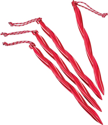MSR Cyclone 10 Tent Stake 4 Pack Red