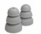 Etymotic Research ER3818 3Flange Replacement Eartips  10 Pack  Graylarge