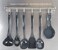 Reston Lloyd Calypso Basics Melamine Spatula Charcoal 1 Count Pack of 1