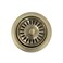 SinkSense 35 Disposal Flange Drain with Stopper Satin Gold