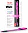 Pentel RSVP RazzleDazzle Ballpoint Pen 10mm Medium Line Pink Barrel Black Ink Box of 12 BK91RDPA