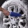 VIKING Wheel Brush or Rim Brush for Car Metal Free Blue 25 Inch x 143 Inch