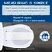 BEMIS 500EC 390 Toilet Seat with Easy Clean  Change Hinges 1 Pack Round Cotton White